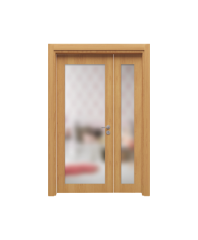 BY-245A Porte intérieure Laqué ou Placage  1/5 Vantaux